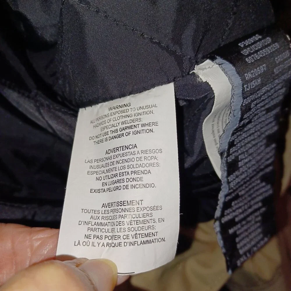 Dickies Mens Eisenhower Beige Quilt Lined Jacket Size 2XLL Front Zip 3 Pockets - Picture 9 of 11